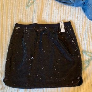 NWT J. Crew Sequined Mini Skirt